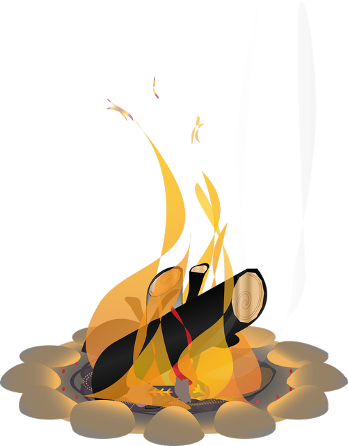 graphic  campfire  fire