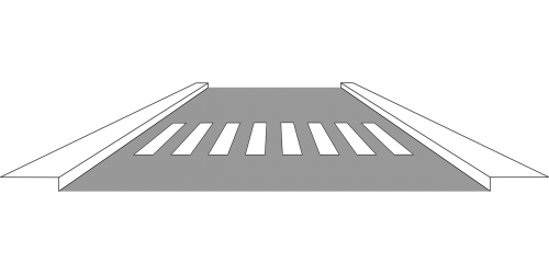 graphic road pedestrian crossing
