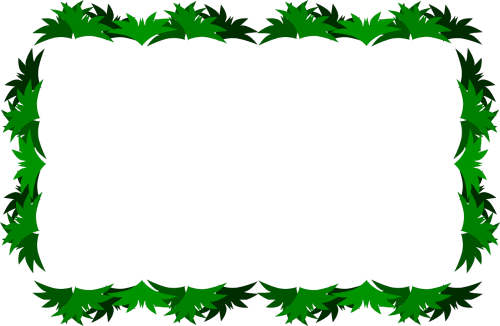 grass border frame