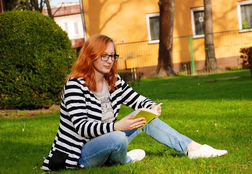 grass  woman  book