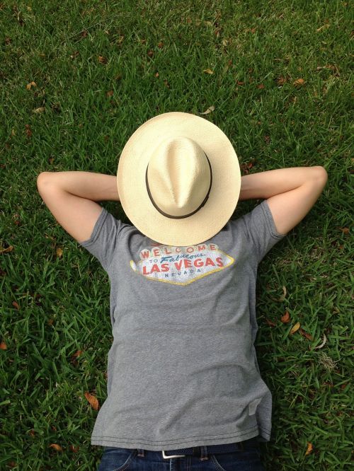 grass summer nap