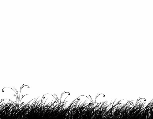 Grass Silhouette Clipart Background