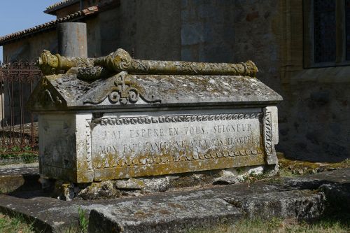 grave coffin stone