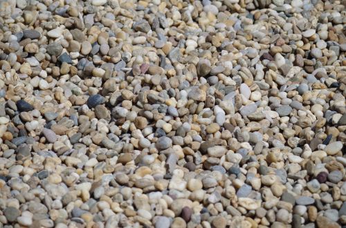 gravel sand stones