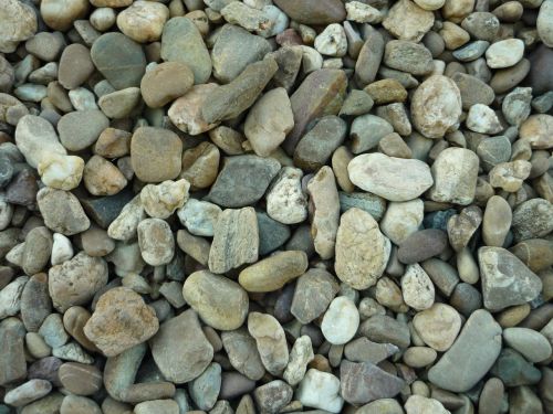 gravel stones boulders