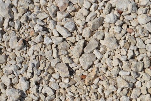 gravel white rocks stone