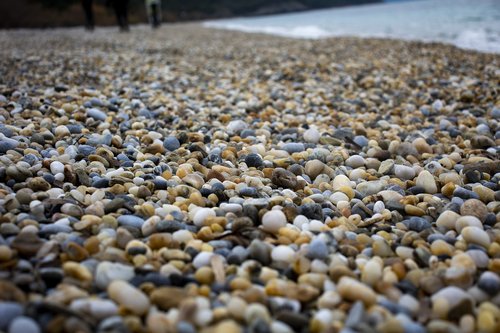 gravel  stone  beach