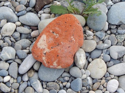 gravel bed stones pebble