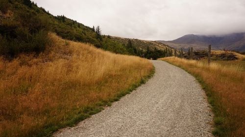 gravel road rural countryside