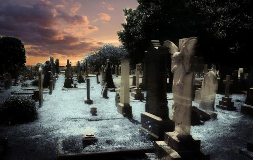 graveyard headstone cemetery