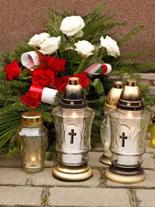 graveyard lanterns cemetery