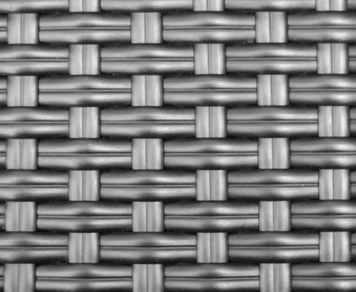 Gray Metallic Basket Pattern