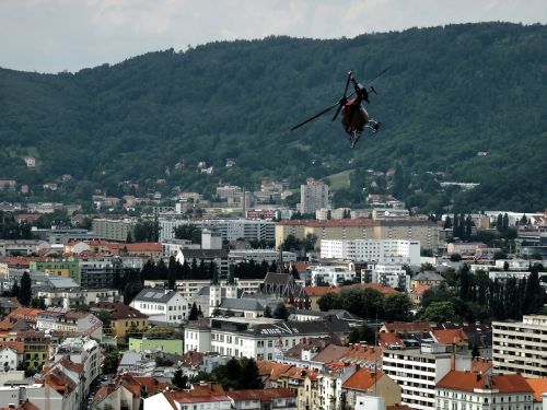 graz helicopter city