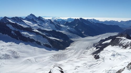 great aletsch glacier glacier bernese oberland