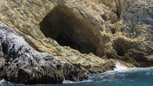 greece skiathos sea cave
