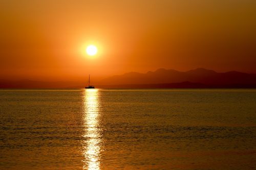 greece sea sun