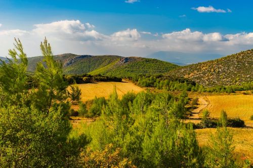 greece landscape scenic