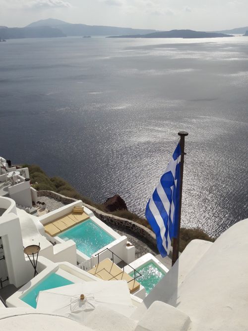 greece sea swimming pool