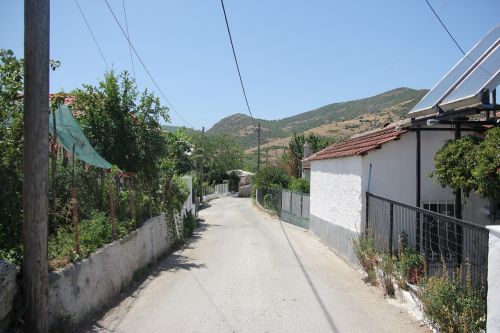 greece villiage roads