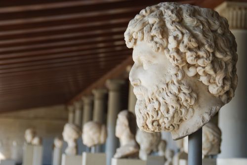 greece sculpture column