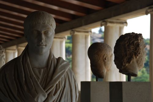 greece sculpture column
