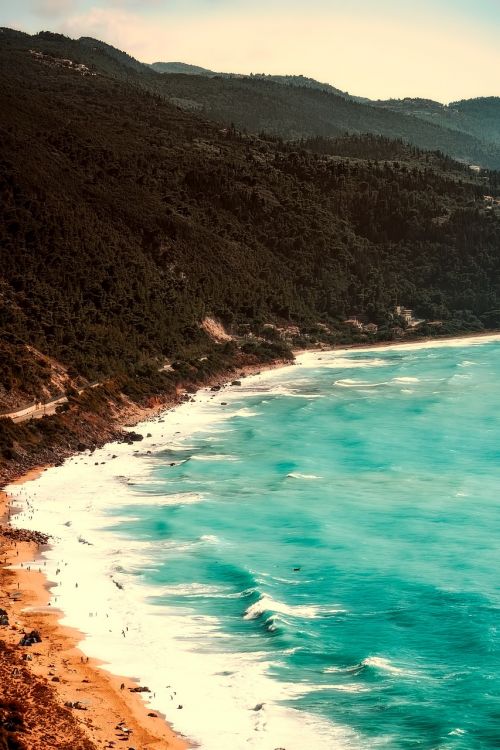 greece landscape sea