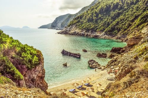 greece skopelos beach