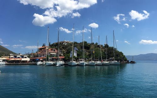 greece sailing boat boat