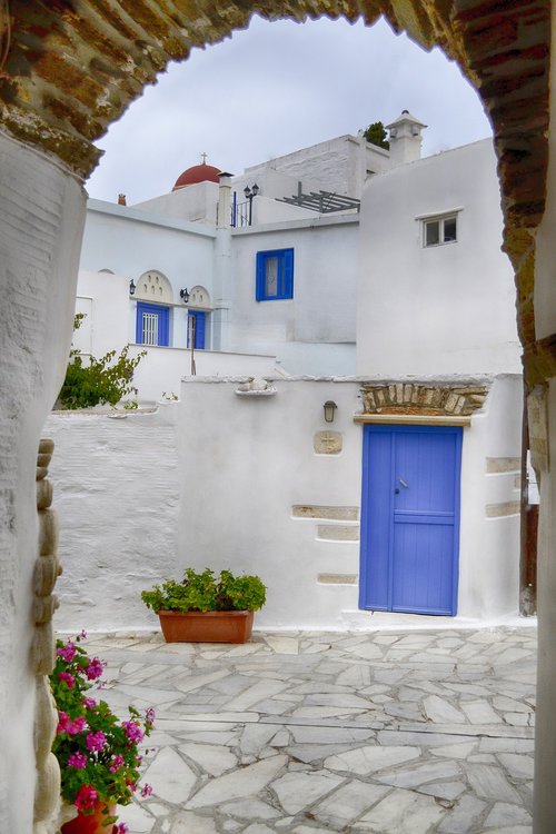 greece  island  door
