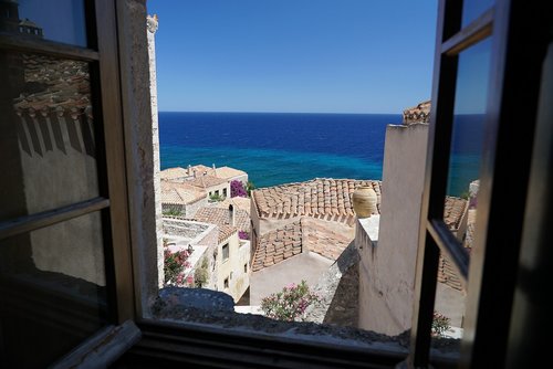 greece  monemvasia  island