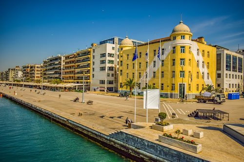 greece  volos  promenade