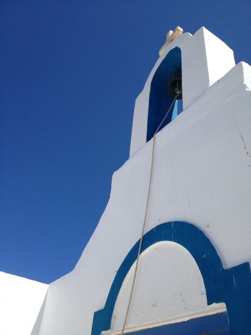 greece church blue