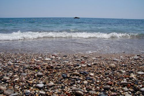 greece rhinestones beach