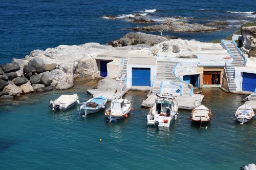greek island milos fishermen's houses