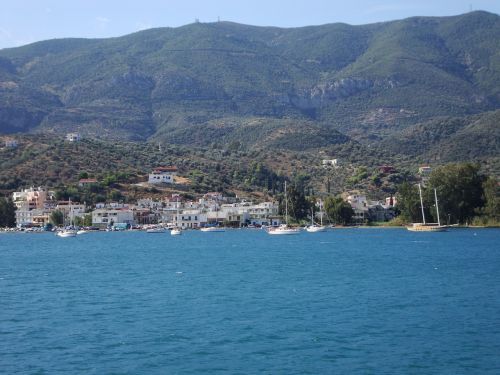 greek island sea water