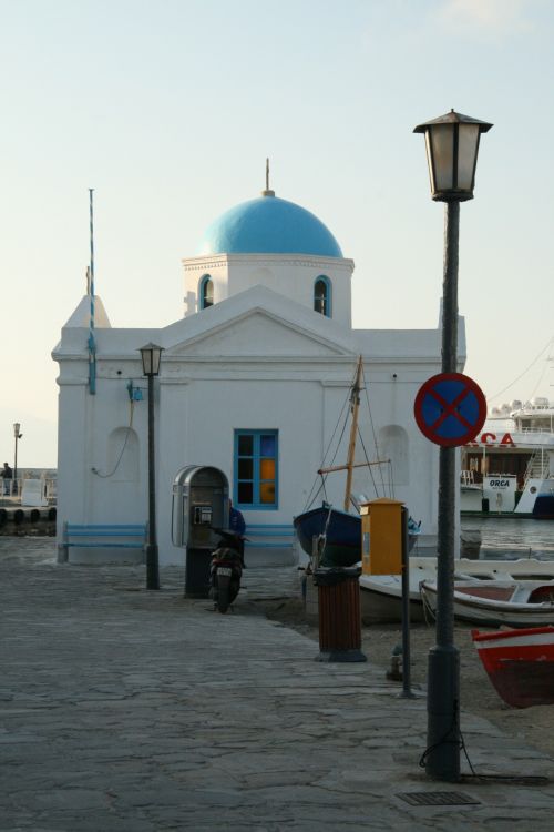Greek Island Mykonos Church