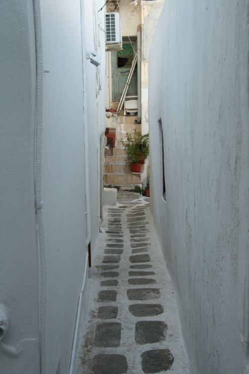 Greek Island Mykonos Street