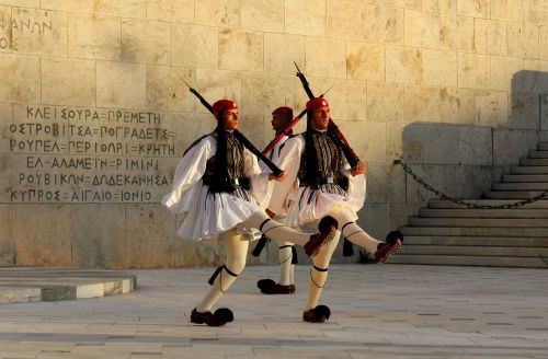 greek national guard nationalgarder syntagma