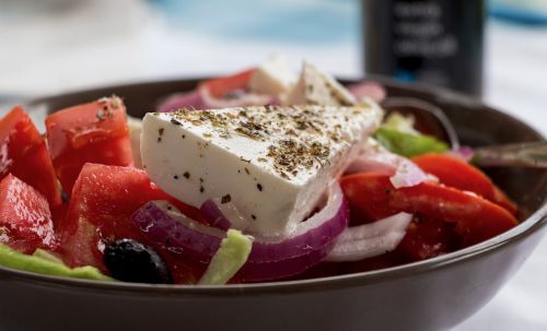 greek salad feta shell