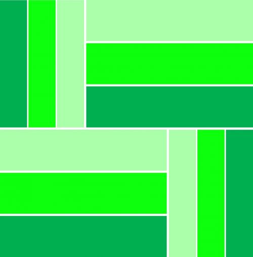 green shades geometric