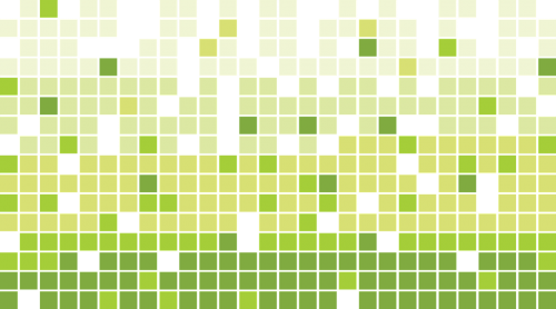 green mosaic squares