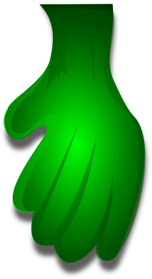 green hand monster