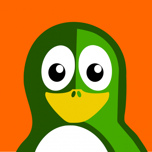 green tux vector