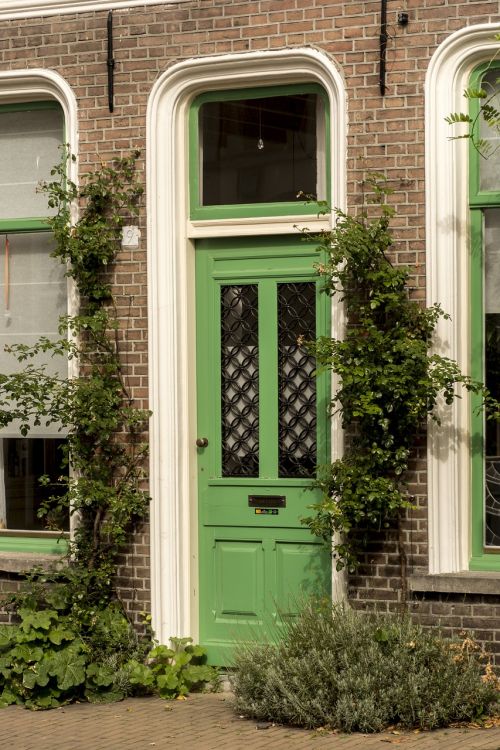 green door wood