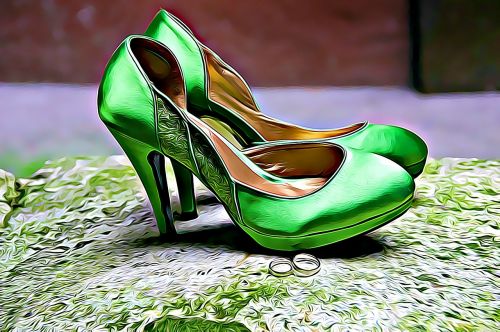 green shoe casual shoes