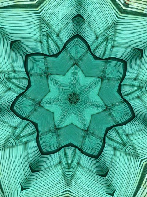 green glass abstract