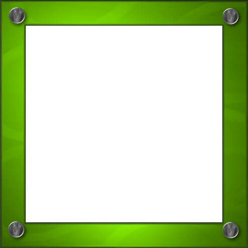 green frame border