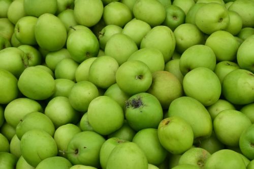 green fruit texture