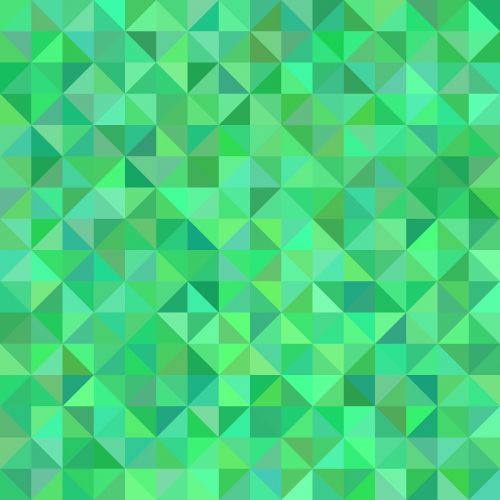 green background triangular