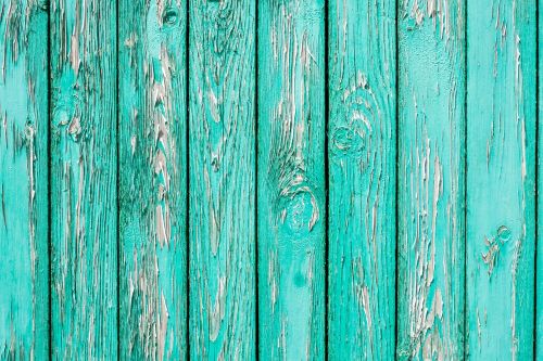 green wooden wall